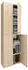 Mid.you Schuhschrank Lona Sonoma Kunststoff 4 Fächer 70 x 220 x 40 cm (657049414)