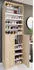 Mid.you Schuhschrank Lona Sonoma Kunststoff 8 Fächer 70 x 220 x 40 cm (657049408)
