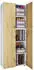 Mid.you Schuhschrank Lona Honigeiche Kunststoff 3 Fächer 70 x 182 x 39 cm (657049438) weiß