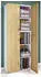 Mid.you Schuhschrank Lona Honigeiche Kunststoff 3 Fächer 70 x 182 x 39 cm (657049438) weiß