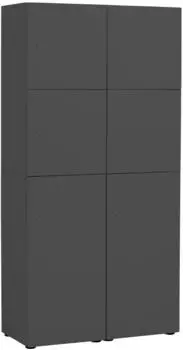 Mid.you Spind 90.8 x 185.2 x 40.65 cm (895012510) anthrazit