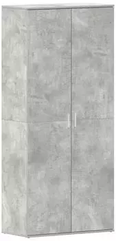 vidaXL Schuhschrank mit Tür 80x39x178 cm Betongrau (3333869)