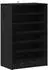 vidaXL Schuhschrank 60x35x92 cm Schwarz Eichen Optik (862684)