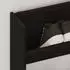 vidaXL Schuhschrank 80x18x90 cm Schwarz Eichen Optik (862623)