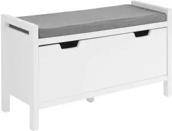SoBuy Schuhbank 91x50x30 cm Wei&szlig; (FSR97-W)