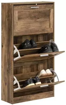 SoBuy Schuhkipper 60x115x23 cm Braun (FSR137-L-F)