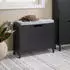 SoBuy Schuhbank 60x52x24 cm Schwarz (FSR151-K-SCH)