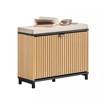 SoBuy Schuhbank 60x50x24 cm Natur (FSR201-N)