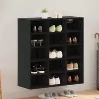 vidaXL Schuhschrank 77,5 x 30 x 83,5 cm Holzwerkstoff