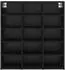 vidaXL Schuhschrank mit Regal 77,5x30x83,5 cm Schwarz Eichen Optik (875217)