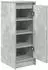 vidaXL Schuhschrank 29,5x34x76 cm Betongrau (861862)