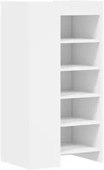 vidaXL Schuhschrank 52x37,5x100 cm Wei&szlig; (848444)