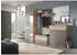 Mid.you Garderobenbank Kunststoff 90 x 45 x 37 cm (1849000112) grau
