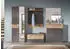 Mid.you Garderobenbank Kunststoff 90 x 45 x 37 cm (1849000112) grau