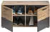 Mid.you Garderobenbank Kunststoff 90 x 45 x 37 cm (1849000112) grau