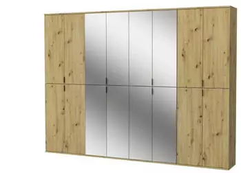 Mid.you Garderobenschrank 28 Fächer 244 x 193 x 34 cm (1849000436)