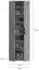 Mid.you Garderobenschrank 28 Fächer 244 x 193 x 34 cm (1849000436)