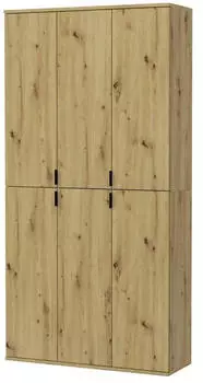 Mid.you Garderobenschrank Metall 11 Fach 91 x 193 x 34 cm (1849000432)