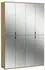 Mid.you Garderobenschrank Metall 14 Fächer 122 x 193 x 34 cm (1849000433)