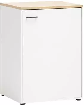 Mid.you Mehrzweckschrank Solea Metall 1 Fach 67.1 x 95.8 x 60 cm (865001308) weiß
