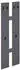 Mid.you Wandgarderobe Salia Honigeiche 57 x 140 x 20 cm (657045914) anthrazit