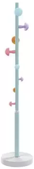 vidaXL Garderobenständer Blau Pulverbeschichtetes Eisen 172 cm (377098)