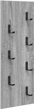 vidaXL Wandmontierter Kleiderständer Sonoma 30 x 1.5 x 80 cm (874472) Grau