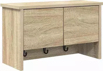 vidaXL Wandmontierter Kleiderständer Sonoma-Eiche 50 x 20 x 30 cm (874333)