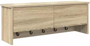 vidaXL Wandmontierter Kleiderständer Sonoma-Eiche 80 x 20 x 30 cm (874341)