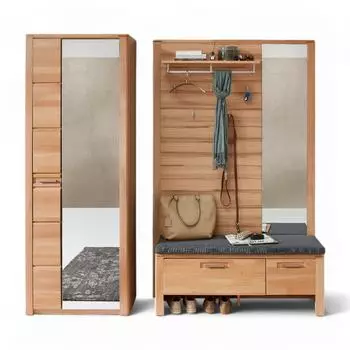 Linea Natura Garderobe in 209 x 201 x 40 cm 4-teilig (2737041812) Buchefarben