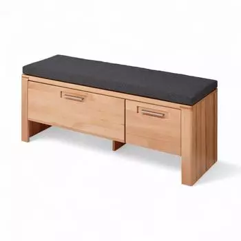 Linea Natura Garderobenbank in 120 x 48 x 40 cm (2737041807) Buchefarben