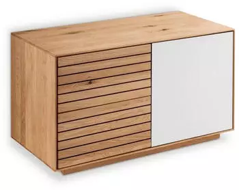 Linea Natura Garderobenbank in 80 x 44 x 37 cm (385001803) Wildeiche