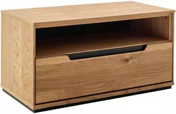 Linea Natura Garderobenbank in 79 x 41 x 41 cm (1700013302) Wildeiche