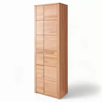Linea Natura Garderobenschrank in 65 x 201 x 40 cm (2737041806) Buchefarben