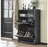 SoBuy Schuhkipper 80x110x24 cm Schwarz (FSR87-SCH)