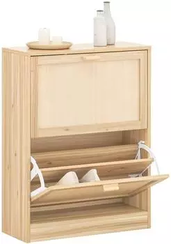 SoBuy Schuhkipper 60x80x24 cm Natur (FSR160-N)