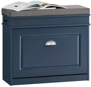 SoBuy Schuhbank 60x52x24 cm Blau (FSR82-K-B)