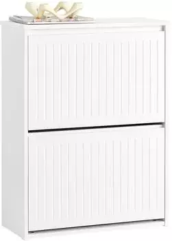SoBuy Schuhkipper 61x81x26 cm Weiß (FSR165-K-W)