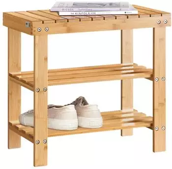 SoBuy Schuhregal 50x45x29 cm Natur (FSR02-K-N)