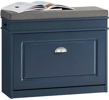 SoBuy Schuhbank 75x52x24 cm Blau (FSR82-L-B)