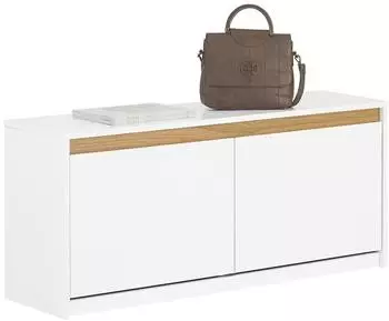 SoBuy Schuhbank 104x47x30 cm Weiß (FSR171-W)