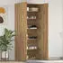 vidaXL Schuhschrank mit Regal 80x35,5x180 cm Braun (3333844)