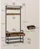 Mid.you Garderobe 80.4 x 181.6 x 30 cm (2543019801) dunkelbraun