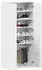 vidaXL Schuhschrank mit Regal 80x39x178 cm Weiß (3333866)