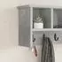 vidaXL Wandgarderobe mit Ablage Betongrau 50x16x26cm (874310)