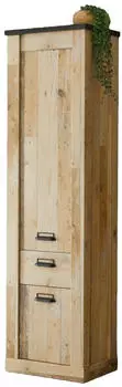Furn.Design Stove Mehrzweckschrank Used Wood hell, Anthrazit, 51x201cm, Soft-Close (Stove)