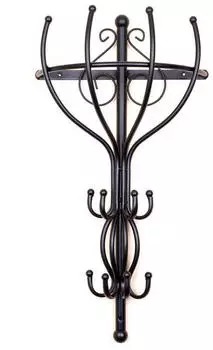 DanDiBo Vienno Wandgarderobe Halbrund Metall 66cm (93249)