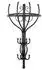 DanDiBo Vienno Wandgarderobe Halbrund Metall 66cm (93249)