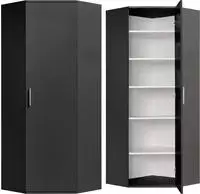 Procontour Mehrzweckschrank "Eckschrank Clara" H&ouml;he 167cm, mit variabel