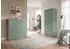 xonox.home Scarpa 2-teiliges Universalschrank-Set, Smoke Green, 190x37x175cm (X7UP8S01)